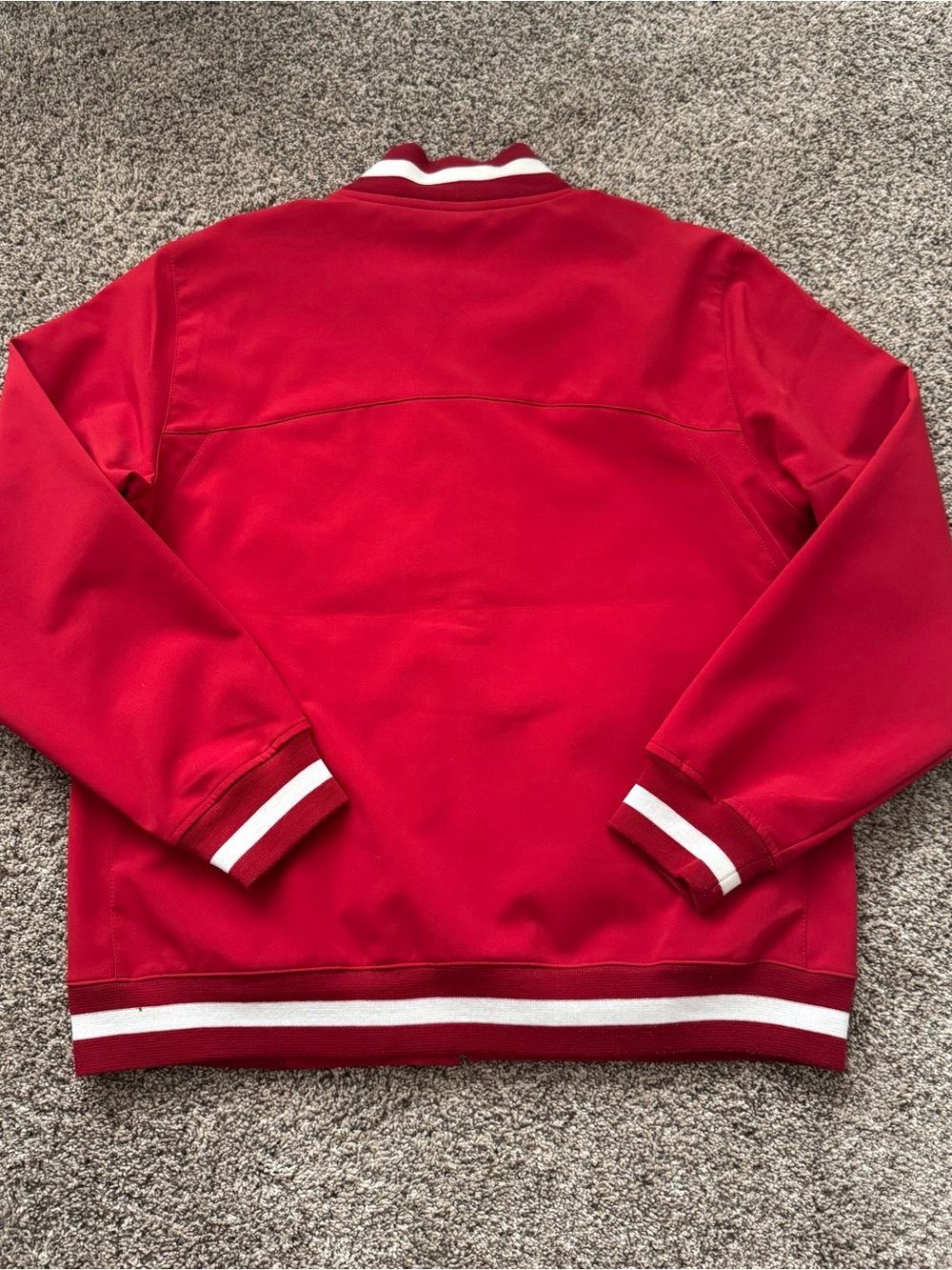 Men’s Adidas Wisconsin Varsity Jacket - Picture 8 of 11
